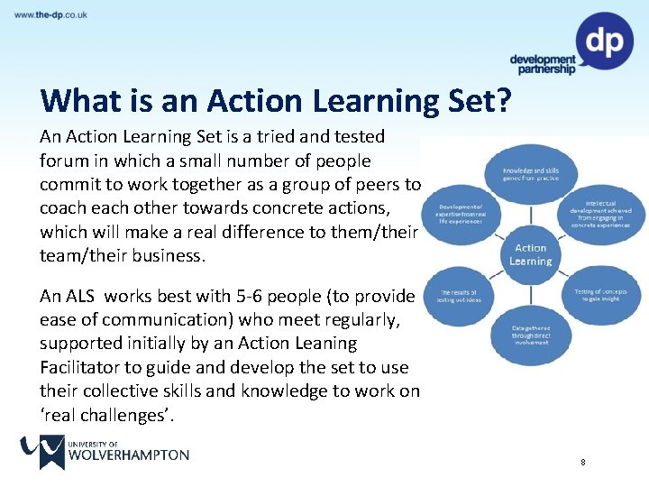 What is an Action Learning Set? An Action Learning Set is a tried and