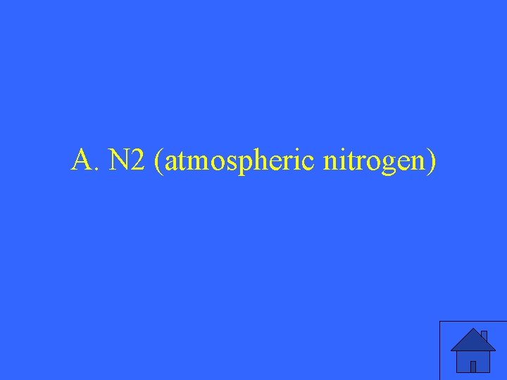 A. N 2 (atmospheric nitrogen) 