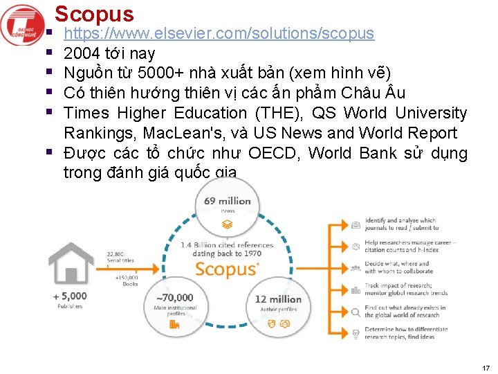 § § § Scopus https: //www. elsevier. com/solutions/scopus 2004 tới nay Nguồn từ 5000+