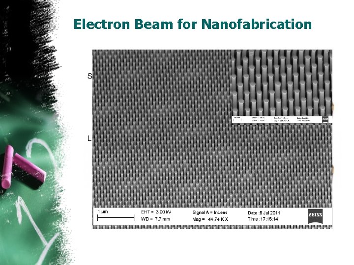 Electron Beam for Nanofabrication 