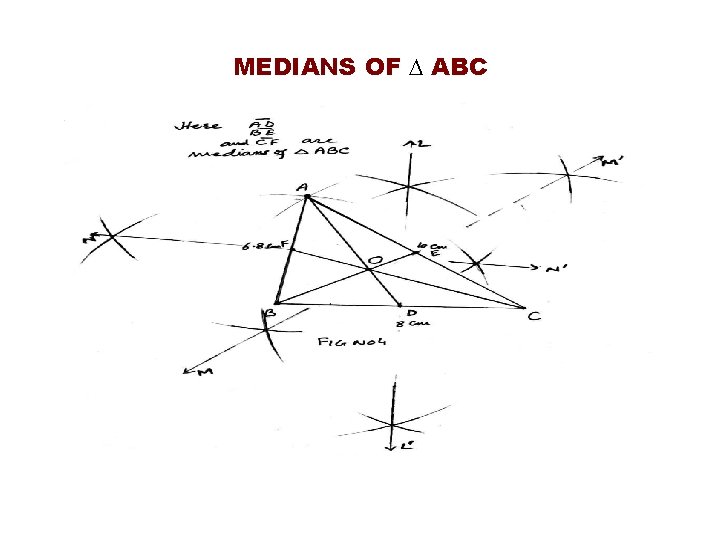 MEDIANS OF ABC 