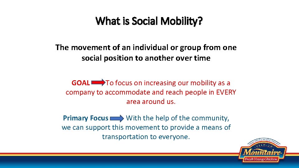 What is Social Mobility? The movement of an individual or group from one social