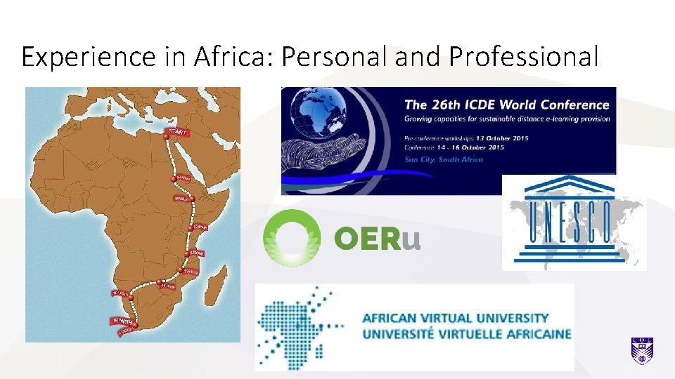 Experience in Africa: Personal and Professional 