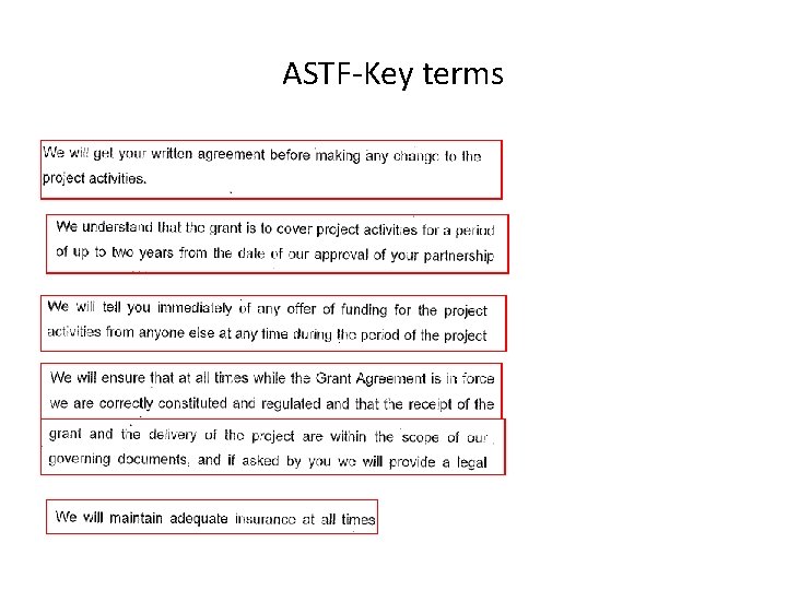 ASTF-Key terms 