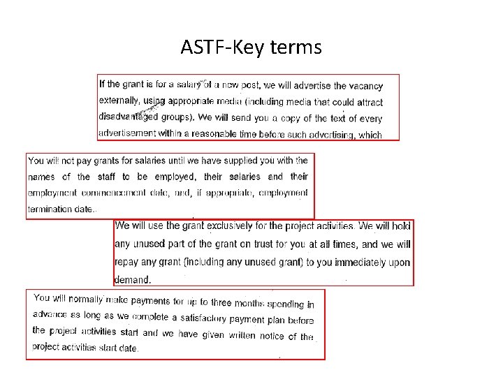ASTF-Key terms 