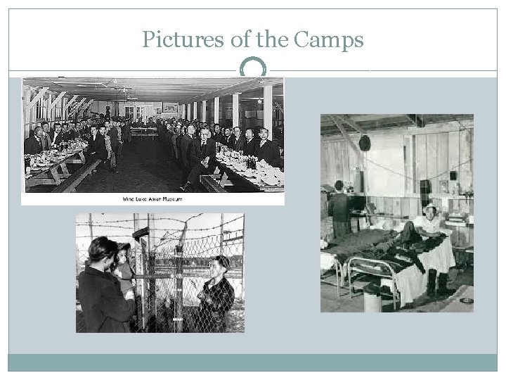 Pictures of the Camps 