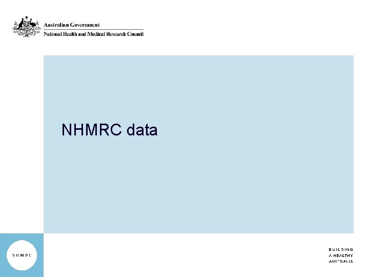 NHMRC data 