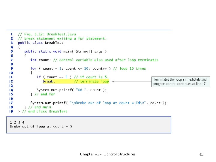 Chapter -2 - Control Structures 41 