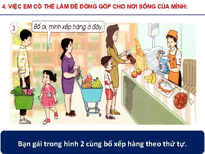 4. VIỆC EM CÓ THỂ LÀM ĐỂ ĐÓNG GÓP CHO NƠI SỐNG CỦA MÌNH: