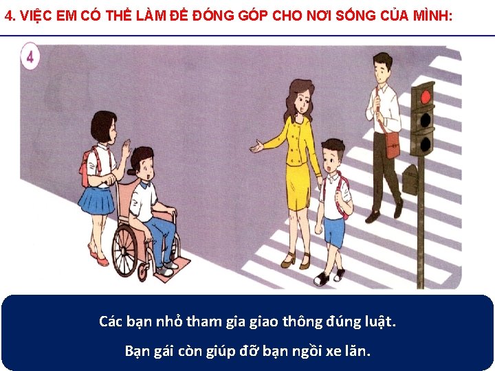 4. VIỆC EM CÓ THỂ LÀM ĐỂ ĐÓNG GÓP CHO NƠI SỐNG CỦA MÌNH: