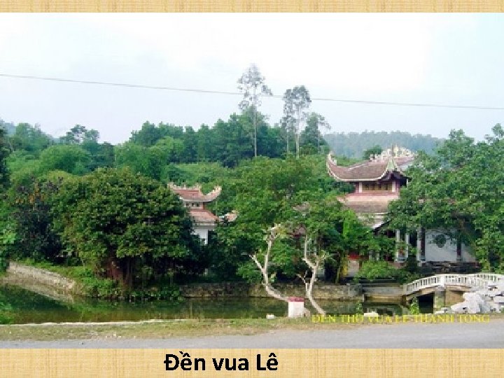 Đền vua Lê 