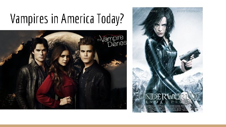 Vampires in America Today? 