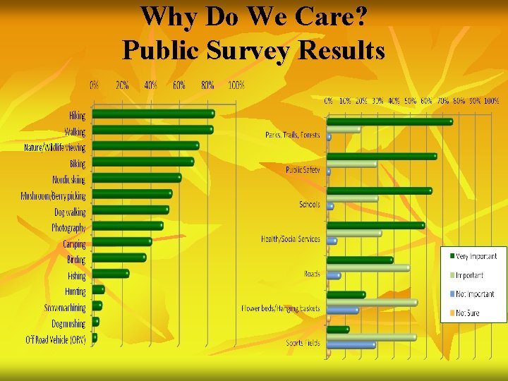 Why Do We Care? Public Survey Results 