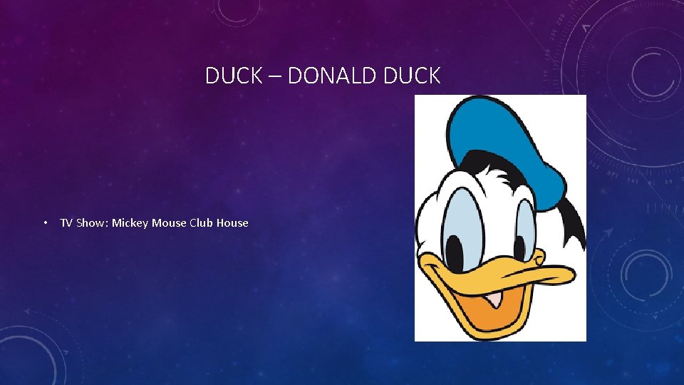 DUCK – DONALD DUCK • TV Show: Mickey Mouse Club House 