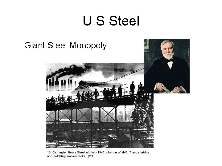 U S Steel Giant Steel Monopoly 