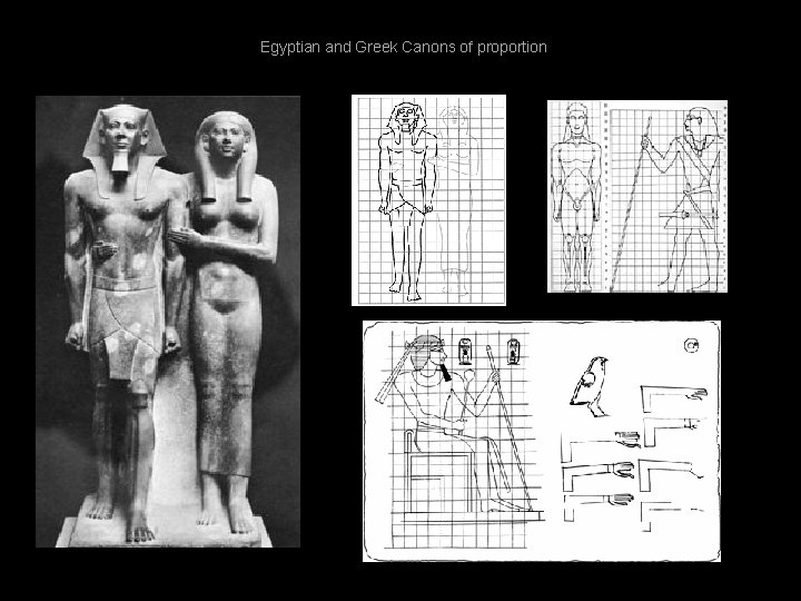 Egyptian and Greek Canons of proportion 