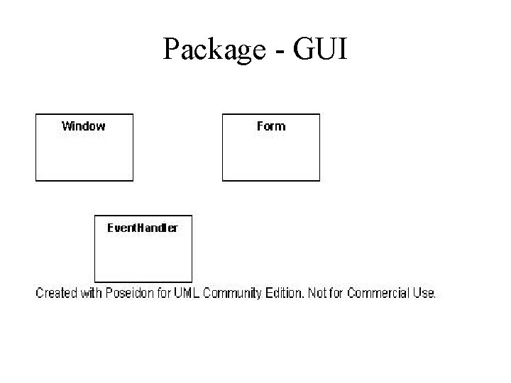 Package - GUI Package - GUI