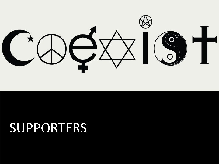 SUPPORTERS 