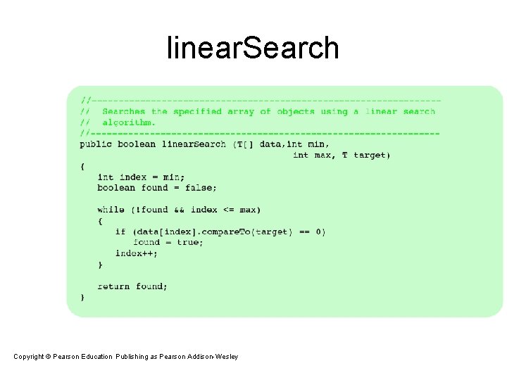 linear. Search Copyright © Pearson Education. Publishing as Pearson Addison-Wesley Copyright © 2007 Pearson linear. Search Copyright © Pearson Education. Publishing as Pearson Addison-Wesley Copyright © 2007 Pearson