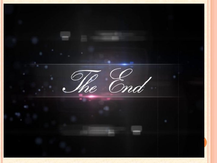 THE END!!! PRESENTED BY KENNIE CAMPBELL 