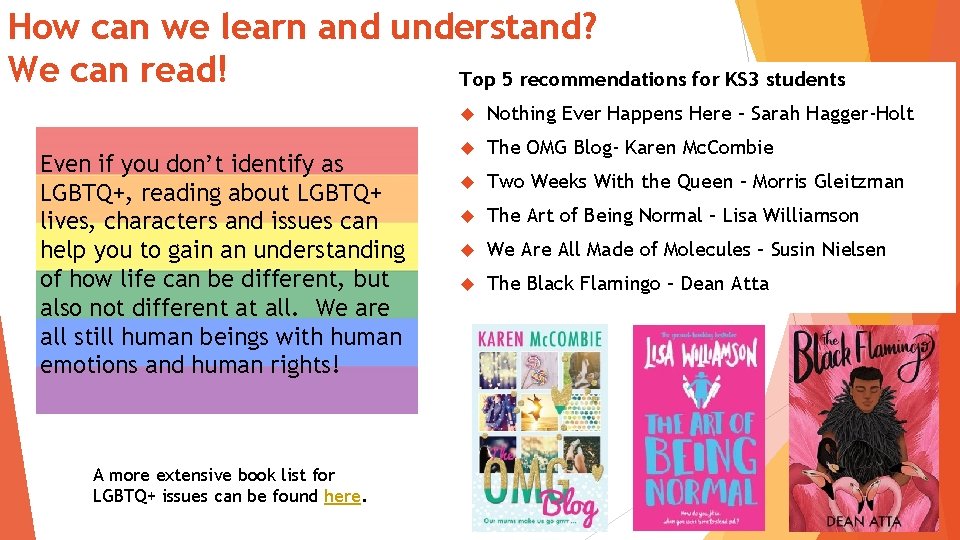 How can we learn and understand? We can read! Top 5 recommendations for KS