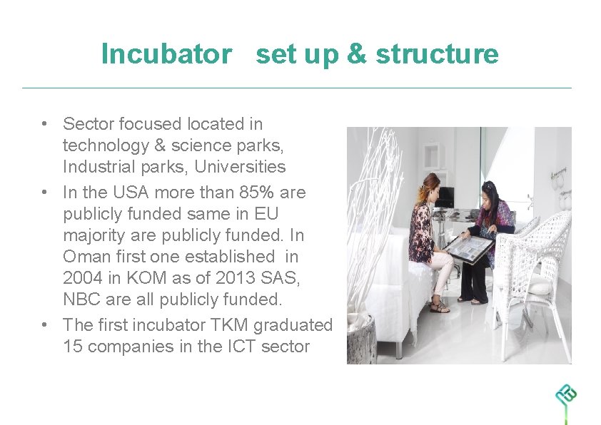 The Role of Incubators in SME growth Business