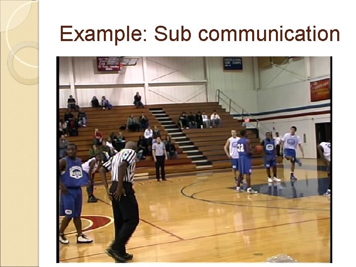 Example: Sub communication 