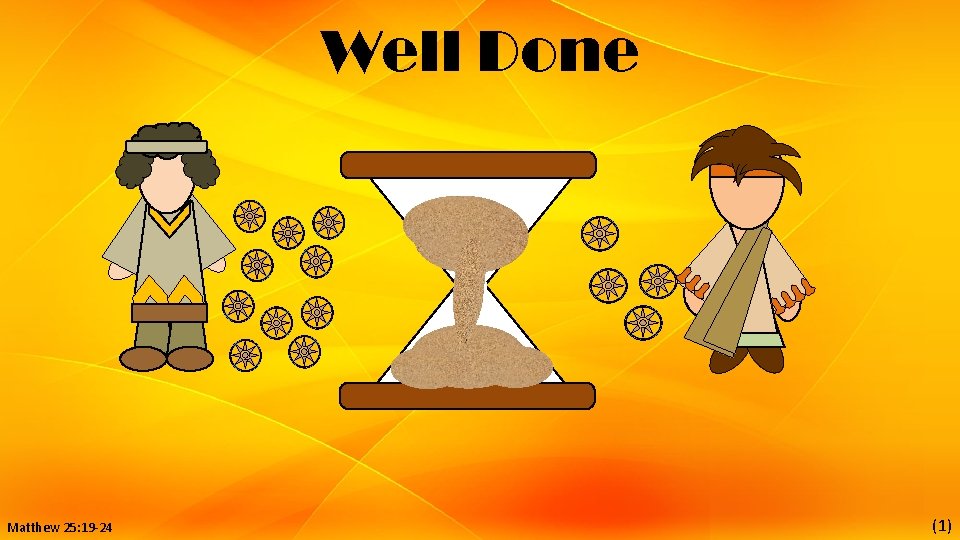 Well Done Matthew 25: 19 -24 (1) 