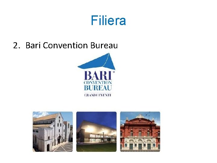 Filiera 2. Bari Convention Bureau 