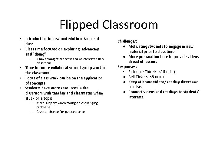 Buzzwords 91516 FLIPPED CLASSROOM A model of education