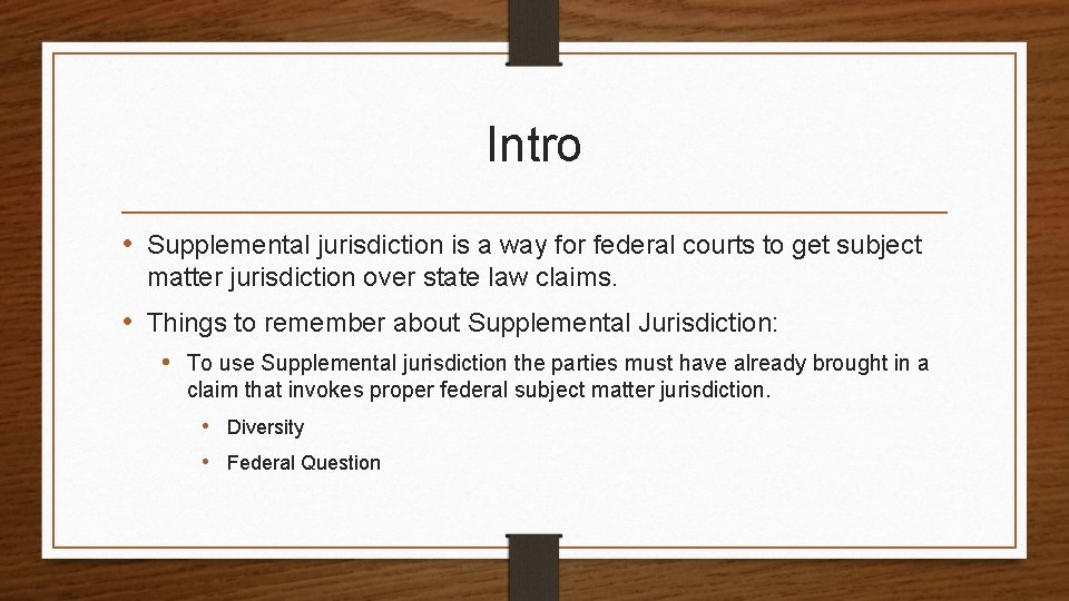 Supplemental Jursidiction Brian Ehrenberg Email brian ehrenbergjrgmail com