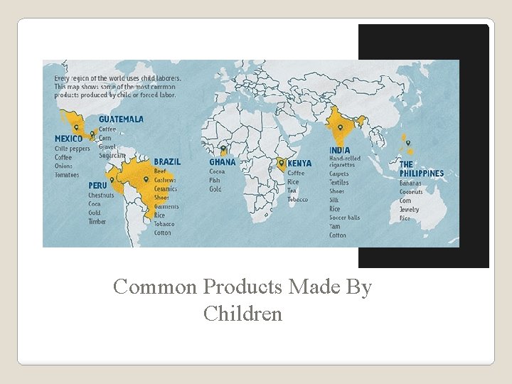 Common Products Made By Children 