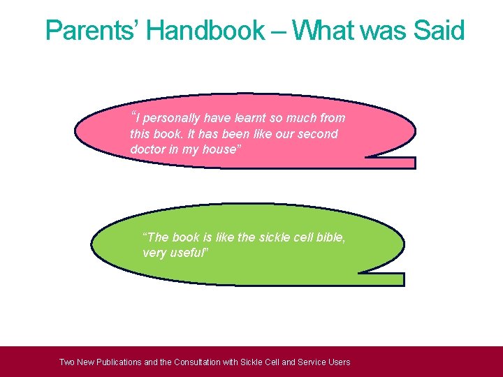 Parents’ Handbook – What was Said “I personally have learnt so much from this Parents’ Handbook – What was Said “I personally have learnt so much from this
