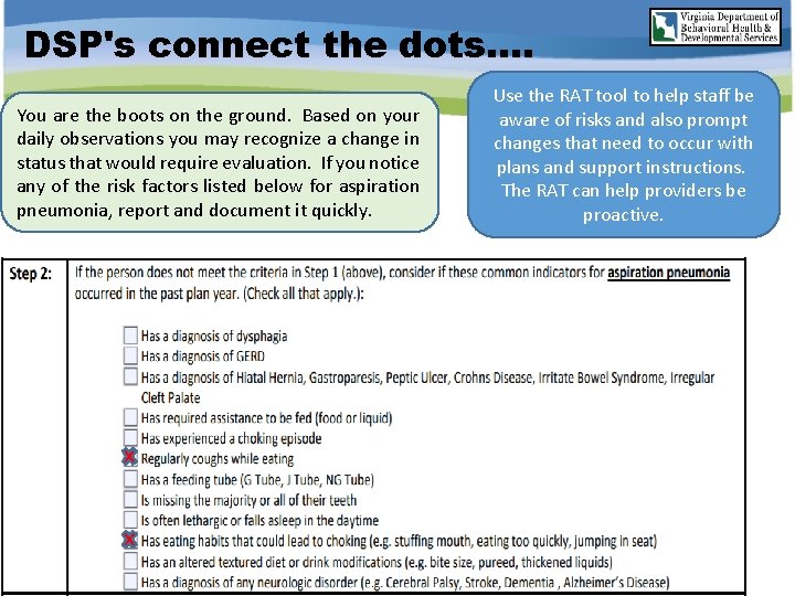 DSP's connect the dots. . You are the boots on the ground. Based on