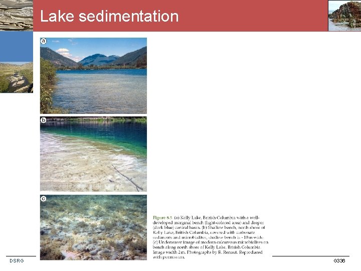 Lake sedimentation DSRG G 336 