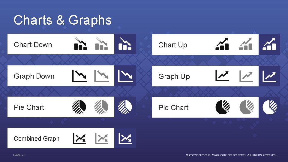 Charts & Graphs Chart Down Chart Up Graph Down Graph Up Pie Chart Combined