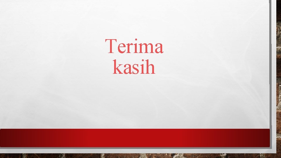 Terima kasih 
