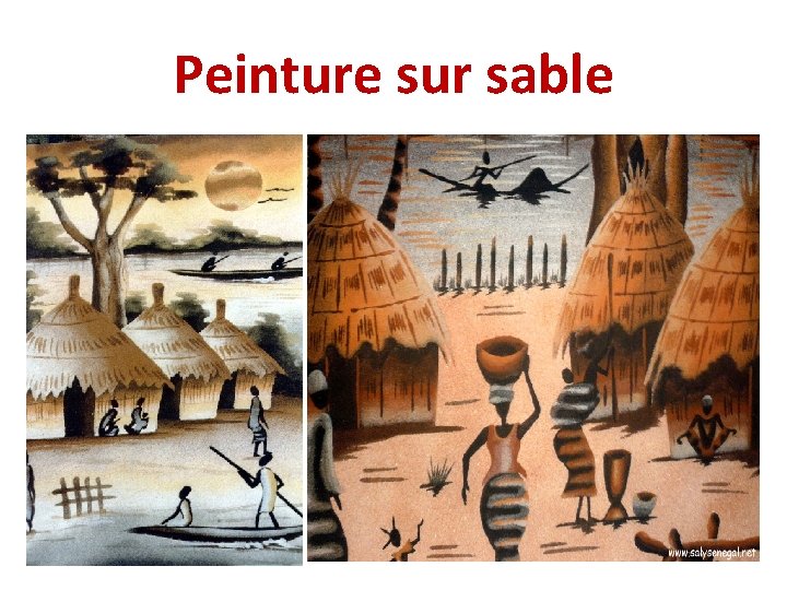 Peinture sur sable 