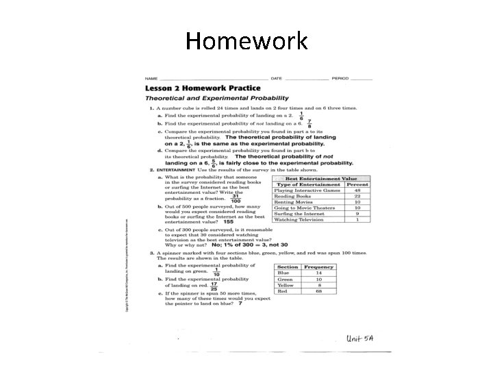 Homework 