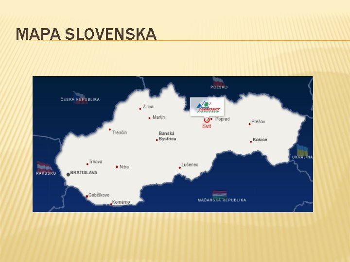 MAPA SLOVENSKA 