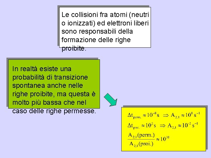 Le collisioni fra atomi (neutri o ionizzati) ed elettroni liberi sono responsabili della formazione