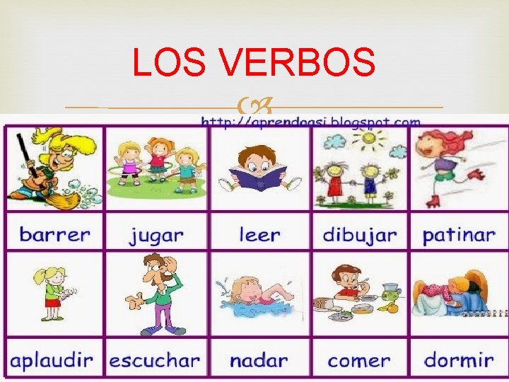 LOS VERBOS 