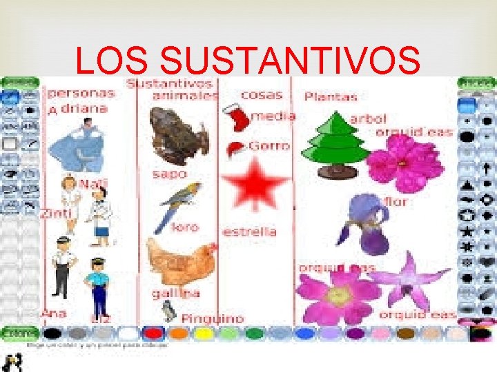 LOS SUSTANTIVOS 