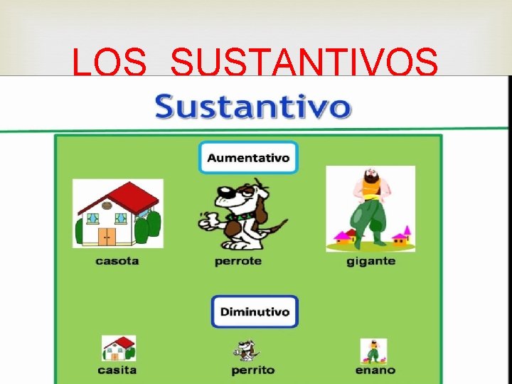 LOS SUSTANTIVOS 