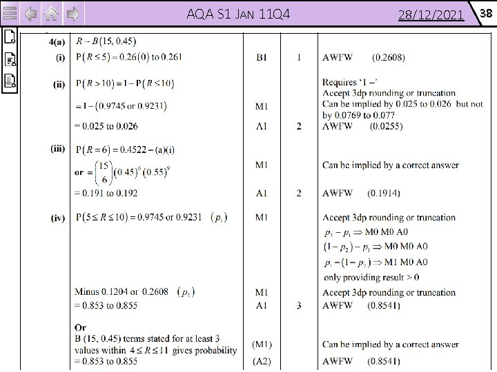 AQA S 1 JAN 11 Q 4 28/12/2021 38 