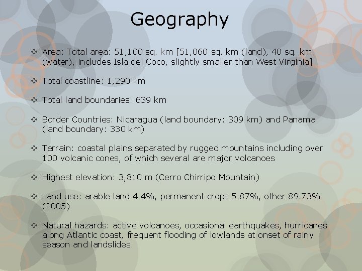 Geography v Area: Total area: 51, 100 sq. km [51, 060 sq. km (land),