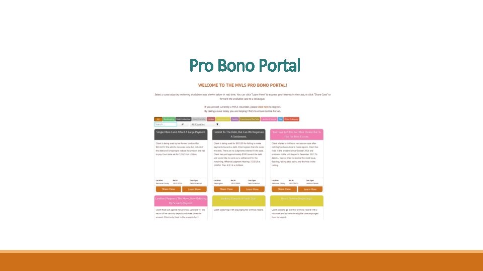 Pro Bono Portal 
