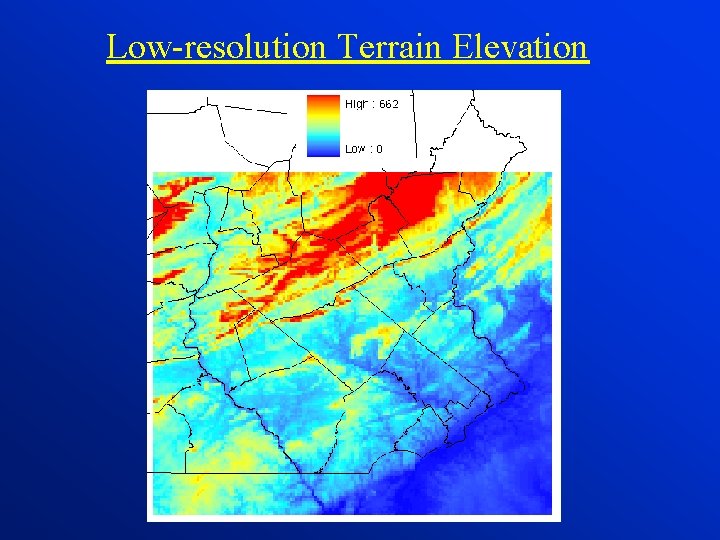 Low-resolution Terrain Elevation 