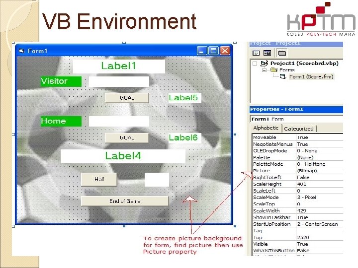 VB Environment VB Environment