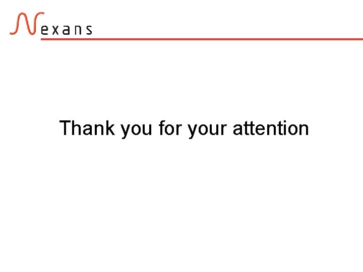 Thank you for your attention 